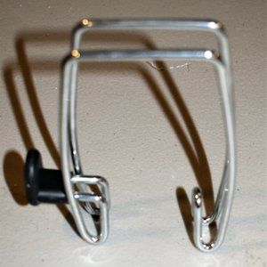 Silver Over the Door Robe Hanger